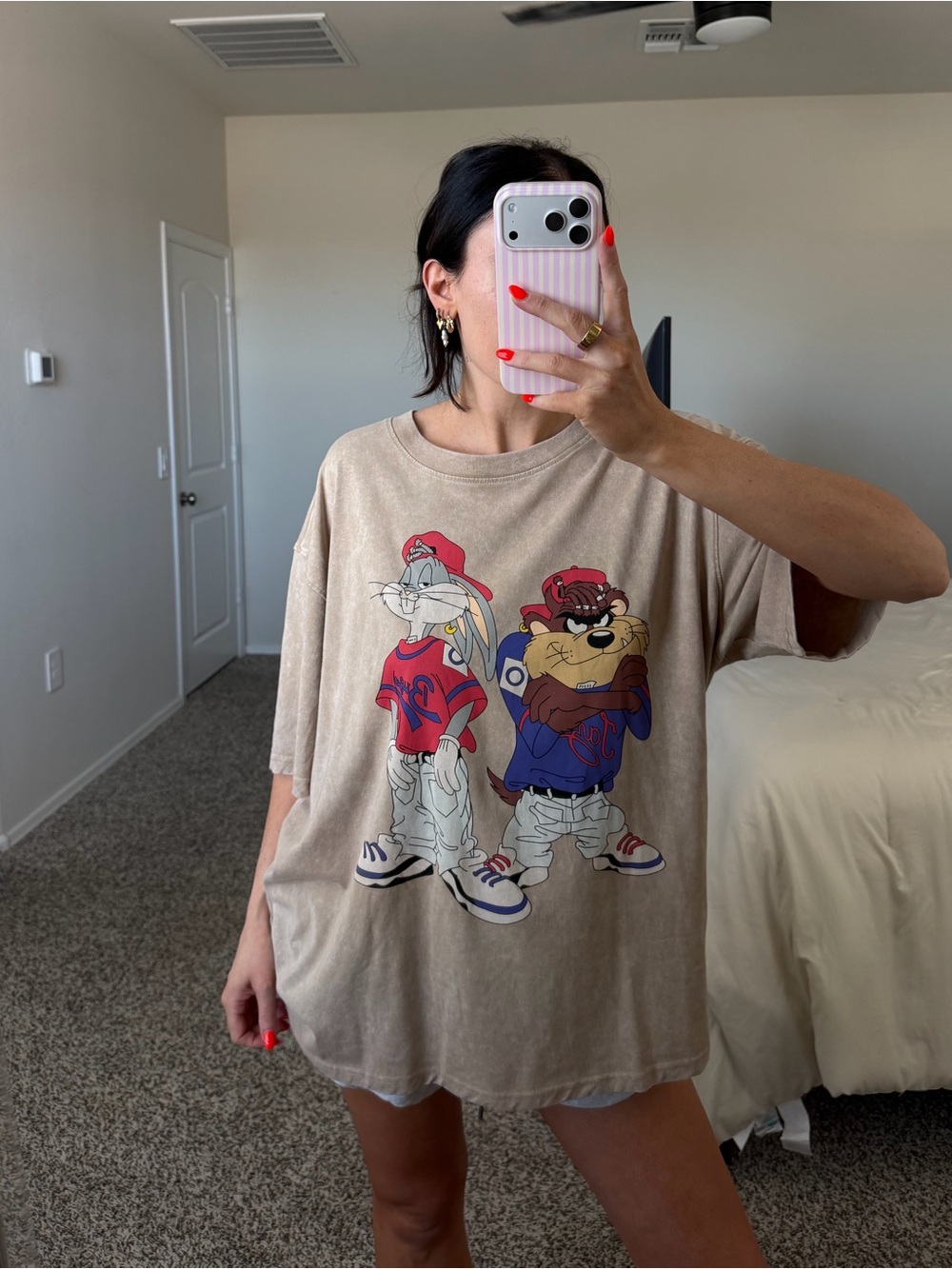Looney tunes baseball tee